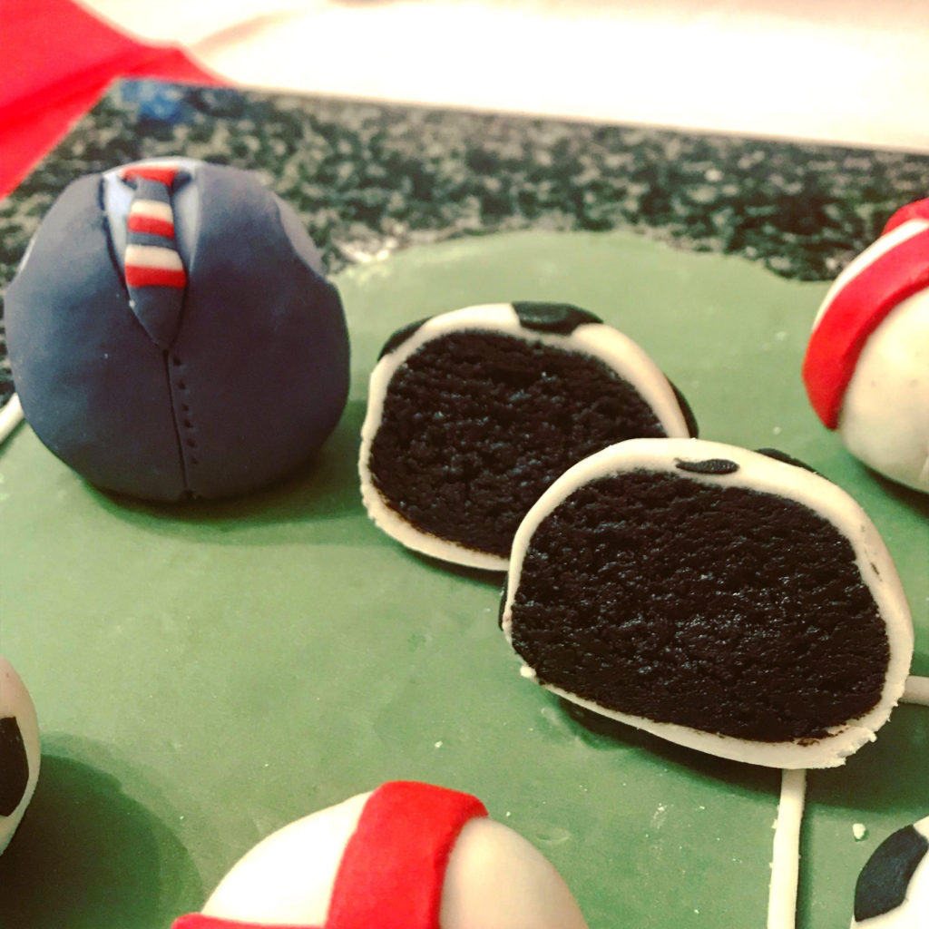 Chocolate peanut butter Oreo cheesecake balls