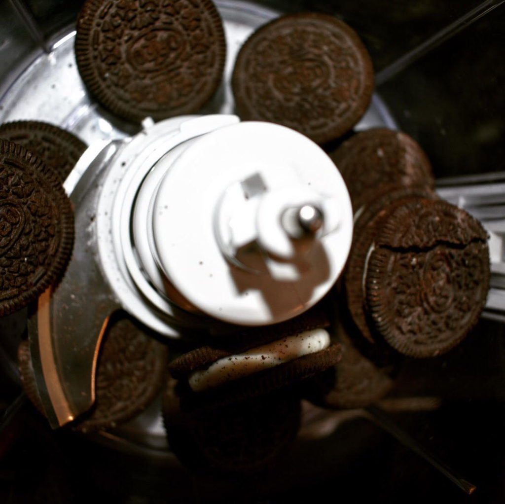 Chocolate peanut butter Oreo cheesecake balls