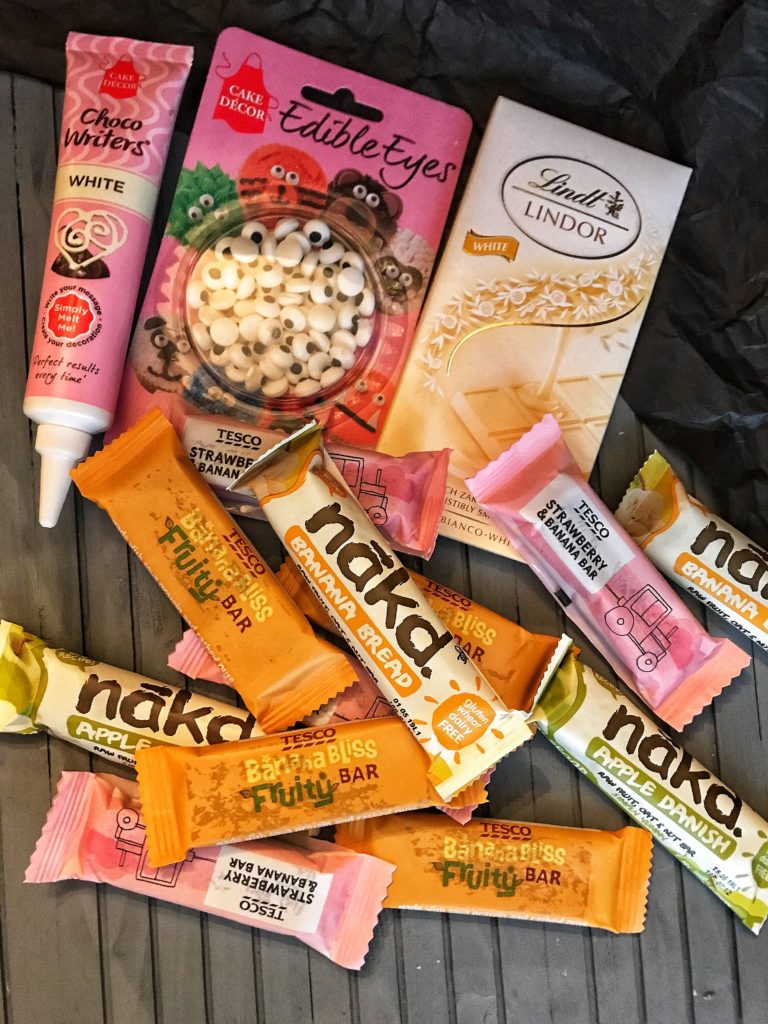 ingredients for chocolate coated raw fruit mummies