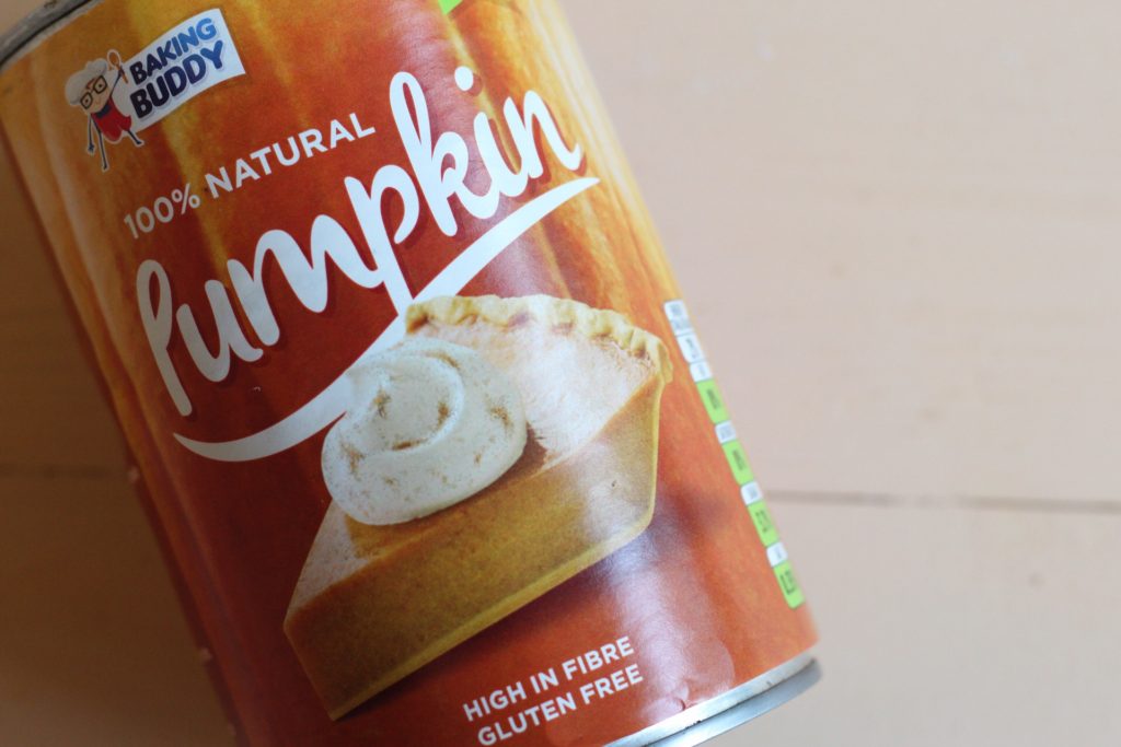 tinned pumpkin puree