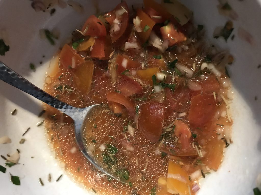 Tomato dipping juice