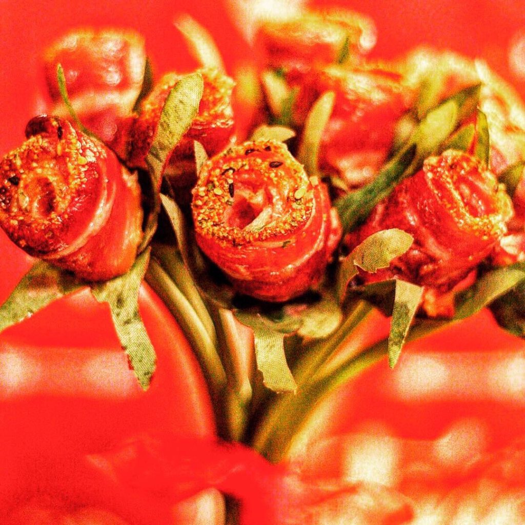 bacon roses