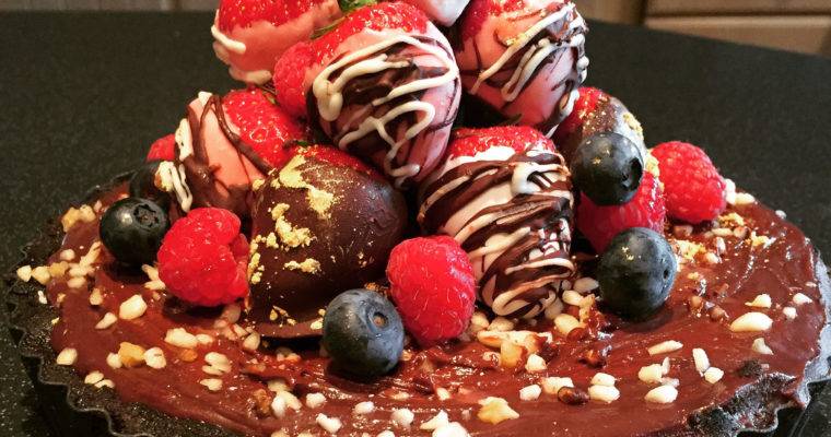 No-bake Chocoberry Tart