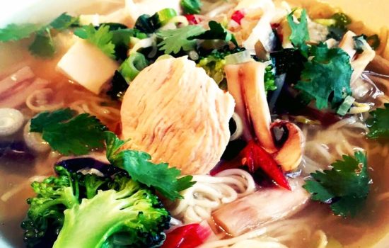 Hot and Sour Thai Chicken Broth