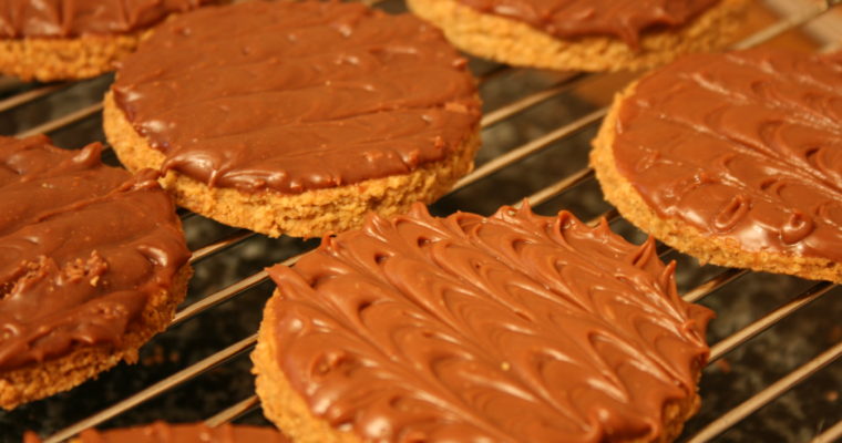 Homemade Milk Chocolate Digestive Biscuits