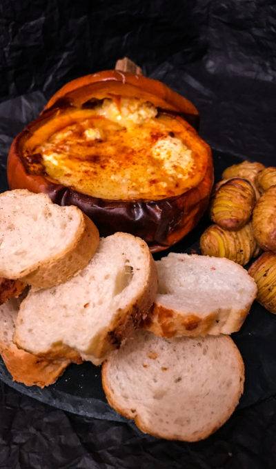 Roast Pumpkin Cheese Fondue