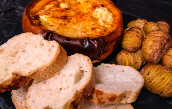 Roast Pumpkin Cheese Fondue