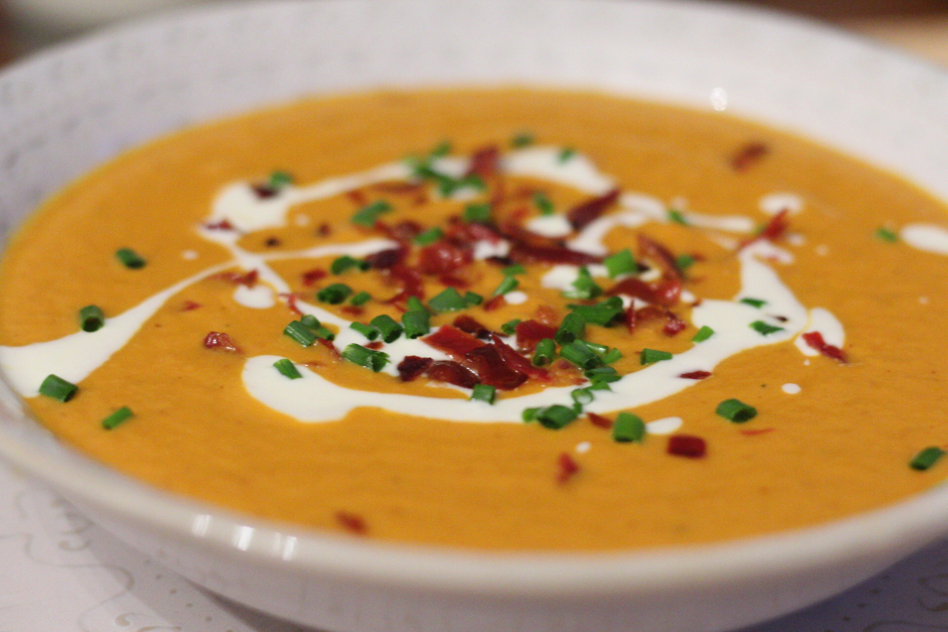 Thai Red Spiced Pumpkin Soup