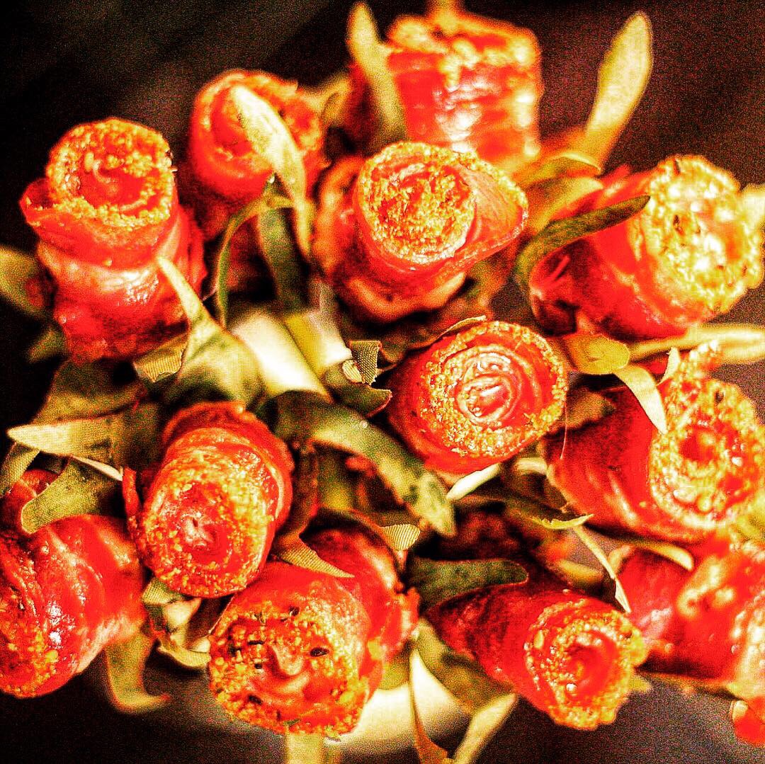 Valentine’s Day Bacon Roses
